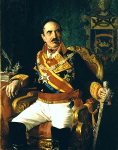 Retrat de Baldomero Espartero vestit de general (1872), José María Casado del Alisal. Galeria de Presidents del Congrés dels Diputats. Font: Wikipedia.