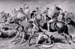 La batalla de Leuctra marca l'escac i mat a la supremacia militar espartana