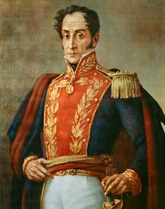 Simón Bolívar, fundador i president de la Gran Colòmbia.