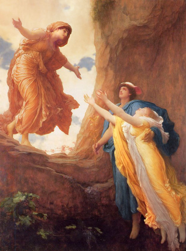 El retorn de Persèfone, de Frederic Leighton (1891). Actualment exposat en el Leeds Museums and Galleries de Leeds, Gran Bretanya