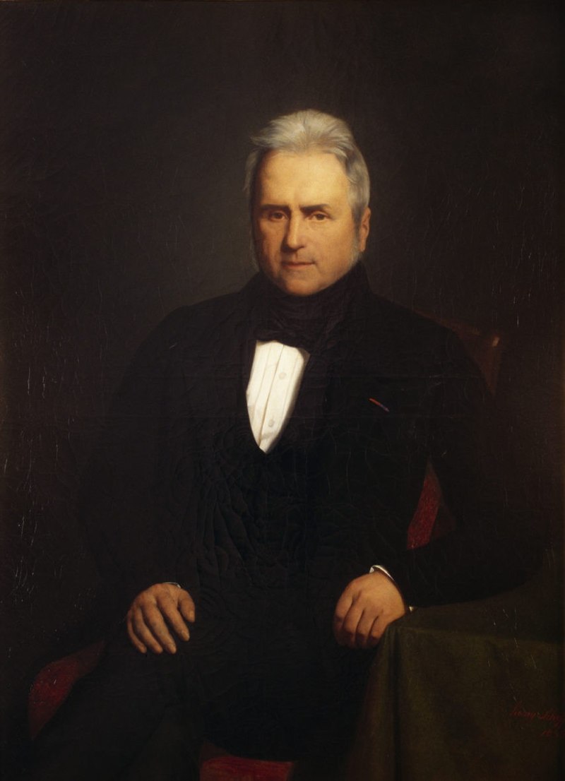 Retrat de Jacques Lafitte (1767-1844), home clau de l'arribada al poder de Lluís Felip d'Orleans. Autor també de la cèlebre frase: "el regne dels banquers". Font: Viquipèdia