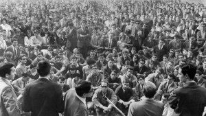 Assemblea d'estudiants universitaris abril del 1966 a Barcelona