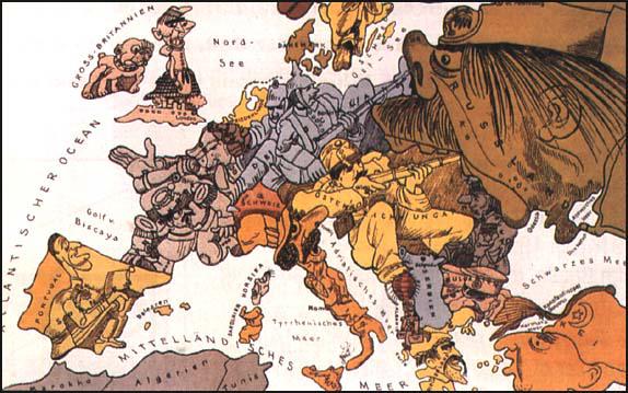 Rússia era temuda pel seu enorme tamany i els efectius militars que podia mobilitzar, però era molt dèbil. Dos anys després de l'esclat de la Gran Guerra havia perdut la meitat de les seves ingents tropes. Font: Spartacus Educational