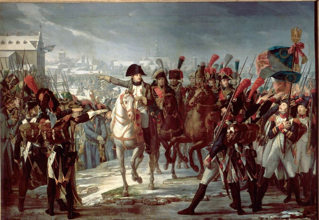 La "Grande Armée" napoleònica va envair Rússia el 1812. És també el tret de sortida del nacionalisme rus. La guerra contra el francès es coneixeria com a "Guerra Pàtria". Font: Viquipèdia