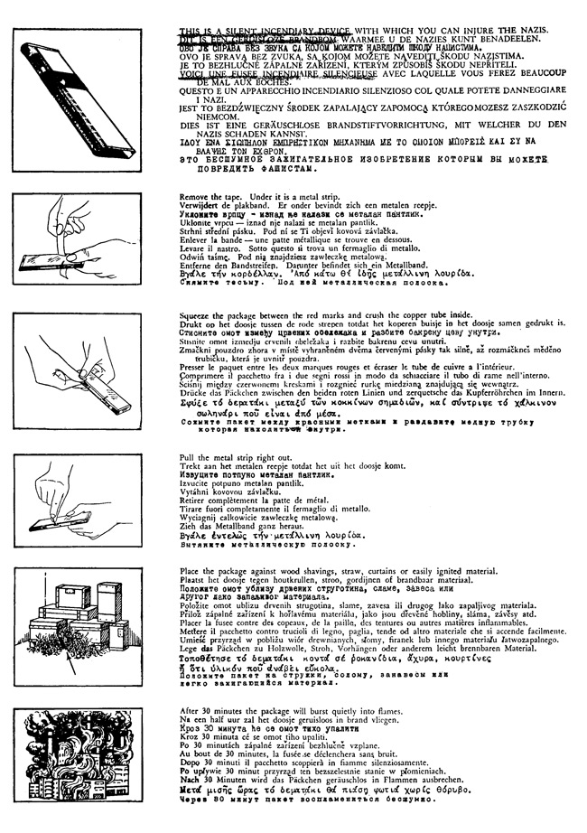 Instruccions d'ús dels Braddocks. Font: www.psywar.org