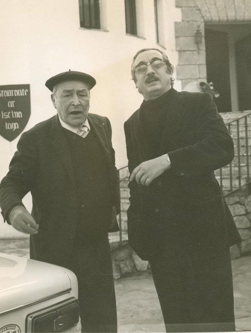 València. Joan Fuster amb Josep Pla, imatge procedent de l'Arxiu Joan Fuster.