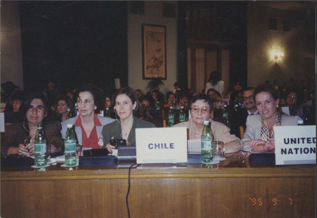 Representants xilenes a la conferència de Pequín de 1995. Font: Viquipèdia