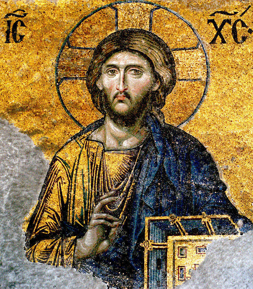 Portada - Jesucrist del mosaic Deesis, Santa Sofia, Istanbul (Font: Endal Anton Lefterov, Viquipèdia)