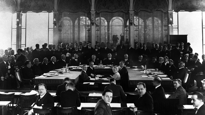 Desena sessió annual de la Lliga de la Societat de Nacions a Ginebra (gener de 1930). Font: Associated Press 