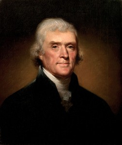 Thomas Jefferson, retrat de Rembrandt Peale