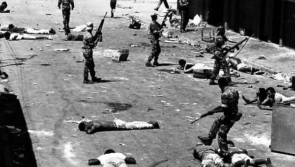 Les protestes durant el “Caracazo” deixaren centenars de morts. Font: TeleSUR.
