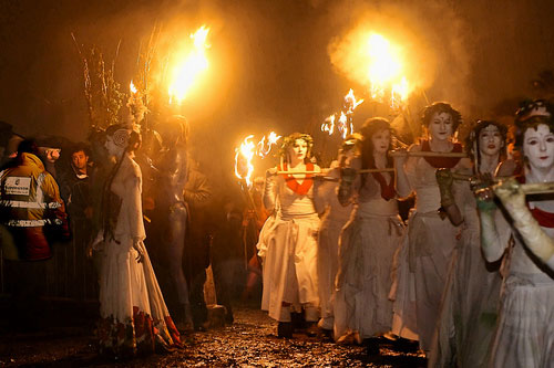 Recreació del festival de la collita pagà a Irlanda