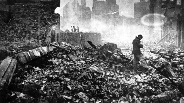 Guernica després dels bombardeigs feixistes. Font: ABC