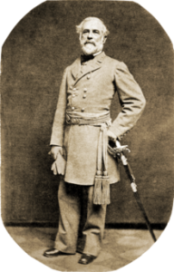 Robert Edward Lee, comandant general de les forces terrestres i navals confederades. Font: wikipedia.