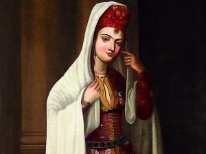 safavid woman western portrait (1650-1700)